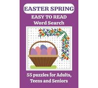 Easter Spring Word Search Puzzle Book: Word Searches with Easy to Read Print about Easter, Spring Colors, Flowers and More I 6 X 9 inches, 110 Pages I ... Gifts for Holidays, Vacations and Free Times