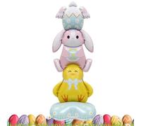 Easter Standing Balloon - Palloncino in alluminio da 150 x 54 cm, per conigli auto, decorazione per feste a prova di perdite, decorazione gigante per feste di compleanno, per feste di compleanno