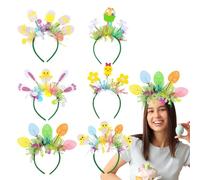 Easter-Themed Hair Accessories, 6 pezzi fasce per capelli, fasce per capelli, capelli per bambini, capelli e adulti, 6 pezzi