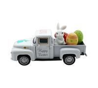 Easter Truck - Zinc Alloy, Interactive Toy, Kids Play Truck | Small Cute Easter Toy with Egg and Rabbit, For Home, Nursery, Playroom, Bedroom, School, Travel, Campeggio, Holiday Party Boys Girls
