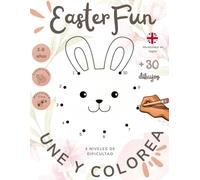 Easter: Une y Colorea: Libro de colorear infantil animales