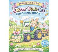 Easter Vehicles Coloring Book