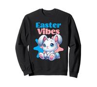 Easter Vibes, Simpatico Coniglietto Pasquale Kawaii, Uovo di Pasqua Felpa