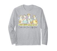 Easter Vibes Stessa Sciocca Oca Carino Primavera Duck Egg Caccia Divertimento Maglia a Manica