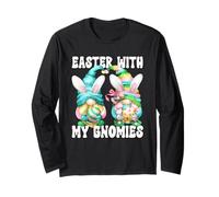 Easter with My Gnomies Graphic for Family Bunny Ears GNOME Maglia a Manica