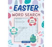 Easter Word Search Book: 75 Spring Themed Word Find Puzzles for Adults, Middle-Aged, Seniors and Teens with Solutions