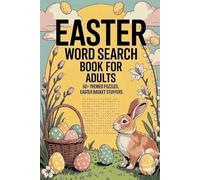 Easter Word Search Book for Adults: 50+ Themed Puzzles, Easter Basket Stuffers: Radiant Activity Companion for Grown-Ups with Quick Finding and Friendly Pace