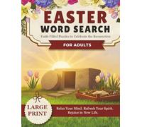 Easter Word Search Book for Adults: Large Print Christian Bible Puzzles Celebrating the Resurrection of Jesus