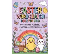 Easter Word Search Book for Kids: 50+ Themed Puzzles, Easter Basket Stuffers: Seasonal Activity Companion for Teen Solvers