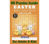 Easter Word Search for Adults & Kids: 80+ Large Print Religious & Holiday Puzzles | Bible, Bunny, Eggs, Spring, Lent, & Resurrection Themes | Perfect Easter Basket Gift