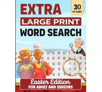 Easter Word Search for Seniors: Extra Large Print Easter-Themed Word Find Puzzle for Seniors