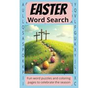 Easter Word Search: Fun activity book with word puzzles and coloring pictures for kids to celebrate and learn about Easter | 55 Puzzles and 5 coloring pages | Great for easter baskets and springtime!