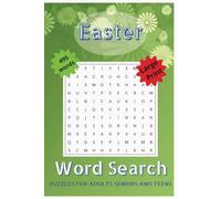Easter Word Search Puzzle Book: Easter inspired word search Book with 55 fun puzzles! This 6" x 9" large-print book features 495 Easter theme words, ... Easter baskets, family fun, and relaxation!