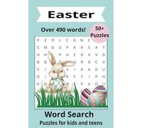 Easter Word Search Puzzle Book: Easy to Read Print about, Bunnies, eggs, candy and more | 6x9inches, 110 pages, 50+ puzzles…Gift's for Holiday’s, Vacations and Free Time.