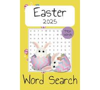 Easter Word Search Puzzle Book: Easy to Read Print about Easter, Spring, Bunnies and More | 6x9 inches, 110 pages | 50+ Puzzles