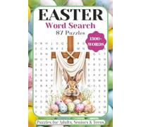 Easter Word Search Puzzle Book for Adults, Seniors and Teens: Easter and Springtime Themed Word Find Puzzles for Relaxation and Stress Relief with ... Verse, 1300+ Words | 6X9 Inch Travel Size