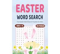 Easter Word Search Puzzle Book for Kids: Easy-to-Read Word Searches FeaturingSpring Activity, Easter Bunny, and More (6×9 inches, 110 pages | 50+ ... Gift for Vacations, Holidays & Relaxation)