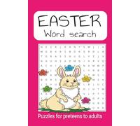 Easter Word Search Puzzle Book: Word search with easy to read print about Easter fun topics and more. 6x9 ,110 pages, over 50 puzzles