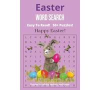 Easter Word Search Puzzle Book: Word Searches with East to Read Print about Easter, Easter Eggs, Bunnies and more; 6x9 inches; 110 pages; 50 + ... Traveling, Holidays and Leisure Time
