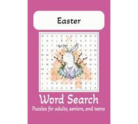 Easter Word Search Puzzle Book: Word Searches with Easy to Read print about easter, bunnies, biblical words and more | 6x9 inches, 110 pages | 50+ ... Gift for Vacations, Holidays and Free Times