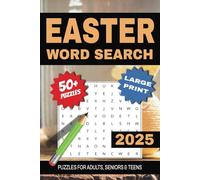 Easter Word Search Puzzle Book: Word Searches with Easy to Read print about Easter, Bunnies, Eggs, and More | 6x9 inches, 110 pages | 50+ Puzzles… Gift for Vacations, Holidays and Free Times
