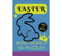 Easter Word Search Puzzle Book: Word Searches with Easy to Read Print about Easter, Easter Bunny, Easter Holiday, and more. | 6x9 inches | 110 Pages | ... Gift for Vacations, Holidays and Free Times.