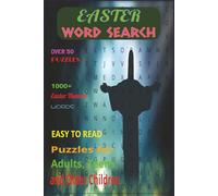 Easter Word Search Puzzle Book: Word Searches with Easy to Read Print about Easter, Easter Church Sunday, Easter gifts, and More | 6x9 inches, 110 ... Gift for Holidays, Vacations and Free Times