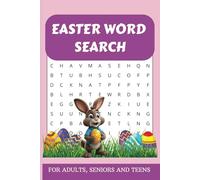 Easter Word Search Puzzle Book: Word Searches with Easy to Read Print about Fun Easter, Eggs, Bunnies and More | 6x9 inches, 110 pages 50+ Puzzles ... Gift for Vacations, Holidays and Free Times.