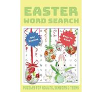 Easter Word Search Puzzle: Word Searches With Easy to Read Print About Easter, Bunny, Chocolate, and More | 6x9 Inches, 110 Pages | 50+ Puzzles … Gift for Vacations, Holidays, and Free Times.