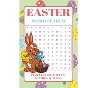 Easter Word Search Puzzle: Word Searches with Easy To Read Print about Easter, Easter Eggs, Jesus and More | 6x9 inches, 110 pages | 50+ puzzles ... Gift for Vacations, Holidays, Free Time