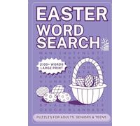 Easter Word Search Puzzles: 100 Spring & Easter Word Finds for Adults, Seniors & Teens - Travel-Size 6" × 9" Activity Book with Solutions