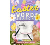 Easter Word Search Puzzles for Adults and Teens: Large Print with Hidden Themed Words for Seniors, Includes Solutions. Relaxing & Fun, Perfect Small Gift.