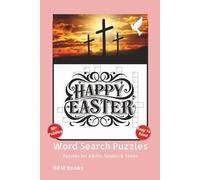 Easter Word Search Puzzles: Word Searches with Easy-To-Read Print about Easter Celebrations, Easter Holiday, Faith and More 6x9 inches, 110 pages, 50+ ... Gift for Vacations, Holidays and Free Times