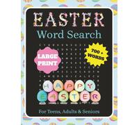 Easter Word Search: Word Searches with Easy to Read Print about Easter, Faith, Spring and More | 8.5x11 inches, 120 pages | 50+ Puzzles | Gift for Vacations, Holidays and Relaxing Times