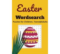Easter wordsearch: Word Searches with Easy to Read Print about Easter, Spring and More / 9x6 inches, 110 pages / 50+ Puzzles