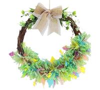 Easter Wreath for Front Door - 40cm Easter Wreath Decorations | Artificial Front Door Decor, Spring Holiday Party Supplies for Shelves Sofas Daily Indoor Offices Garden Gift Weather Resistant