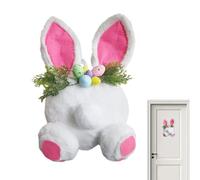 Easter Wreath | Spring Seasonal Garland Easter Decor, Outdoor Decorations Bunny Butt Wreath Kit For Farmhouse Party Birthday Wedding Porch Yard Living Room Display, Cute Accent For Fun Holiday Atmos