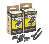 Eastern Bikes Kit di riparazione camera d'aria da 29 ″ - Valvola Schrader da 33 mm - Adatto a pneumatici 1.90-2.35 - Include nastro per cerchioni e leve per pneumatici - MTB e ibrido