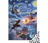 Eastern Mythology Puzzle Da 1000 Pezzi, Geometria Dinamica, Attività Catartica, Opera Da Esporre 1000pcs (75x50cm)