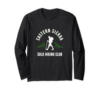 Eastern Sierra Solo Hiking Club California JMT PCT Mountains Maglia a Manica