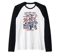 Eastlake OH Hotrod - Design Vintage per Auto e Moto Maglia con Maniche Raglan