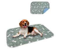 Eastlion Tappetini Igienici per Cani,Cuscinetti riutilizzabili per addestramento per cani,Tappetini Assorbenti per Cani,Super Tappetini Lavabile Assorbenti Cane,per Gatti,Cani(90x80 cm 1 PZ)L-Grigio