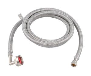 Eastman 41043 - Connettore per lavastoviglie in acciaio inox, 3/8" COMP x 3/8" FHT, 1,5 m, cromato
