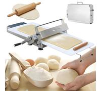 Eastnmythet Laminatrice per Croissant, Sfogliatrice Professionale, Macchina per La Stesura della Pasta per Pizza Pieghevole per Uso Domestico, Spessore Regolabile 0-25 mm A300
