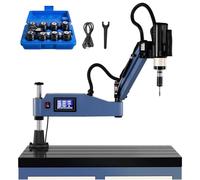 Eastnmythet Maschiatrice Elettrica Universale M3-M16, M3-M12, M3-M20, Filettatrice Multidirezionale a 360° con Pinze da 6-9 Pezzi, Maschiatrice CNC 220V,M3-M20