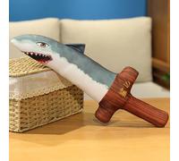 Eastocos 50cm Shark Braccio di Squalo Spada di Squalo Pugnale Divertente Omofono Meme Play Meme Doll Carino Kawaii Peluche Giocattolo per Ragazze Cuscino Regali per dormire