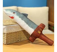 Eastocos 50cm Shark Braccio di Squalo Spada di Squalo Pugnale Divertente Omofono Meme Play Meme Doll Carino Kawaii Peluche Giocattolo per Ragazze Cuscino Regali per dormire