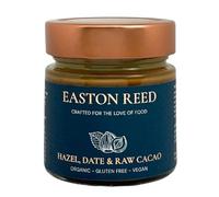 Easton Reed Bio Hazel Date & Raw Cacao - Crema cremosa alle nocciole con nocciole biologiche, datteri e cacao crudo, vegano e senza glutine, senza olio di palma e zucchero industriale, versatile