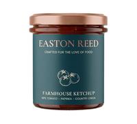 Easton Reed Farmhouse Ketchup - Prodotto artigianalmente in Germania - Ketchup a pezzi con peperoni e cipolle - 280ml - Salsa barbecue gourmet rustica - Senza aromi artificiali
