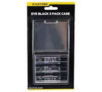 Easton Unisex - Adult Eye Black Stick | Retractable Tube/Glare Reduction | Adult & Youth Baseball / Softball, nero, confezione da 3